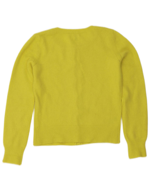 Maglione cardigan da donna Saint Tropez UK 12 Poliammide giallo medio