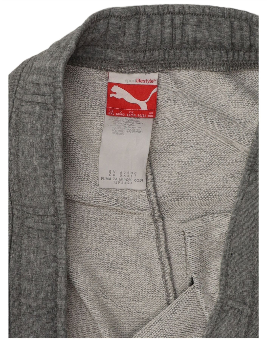 Pantaloni da tuta da uomo Puma 2XL Cotone chiazzato grigio