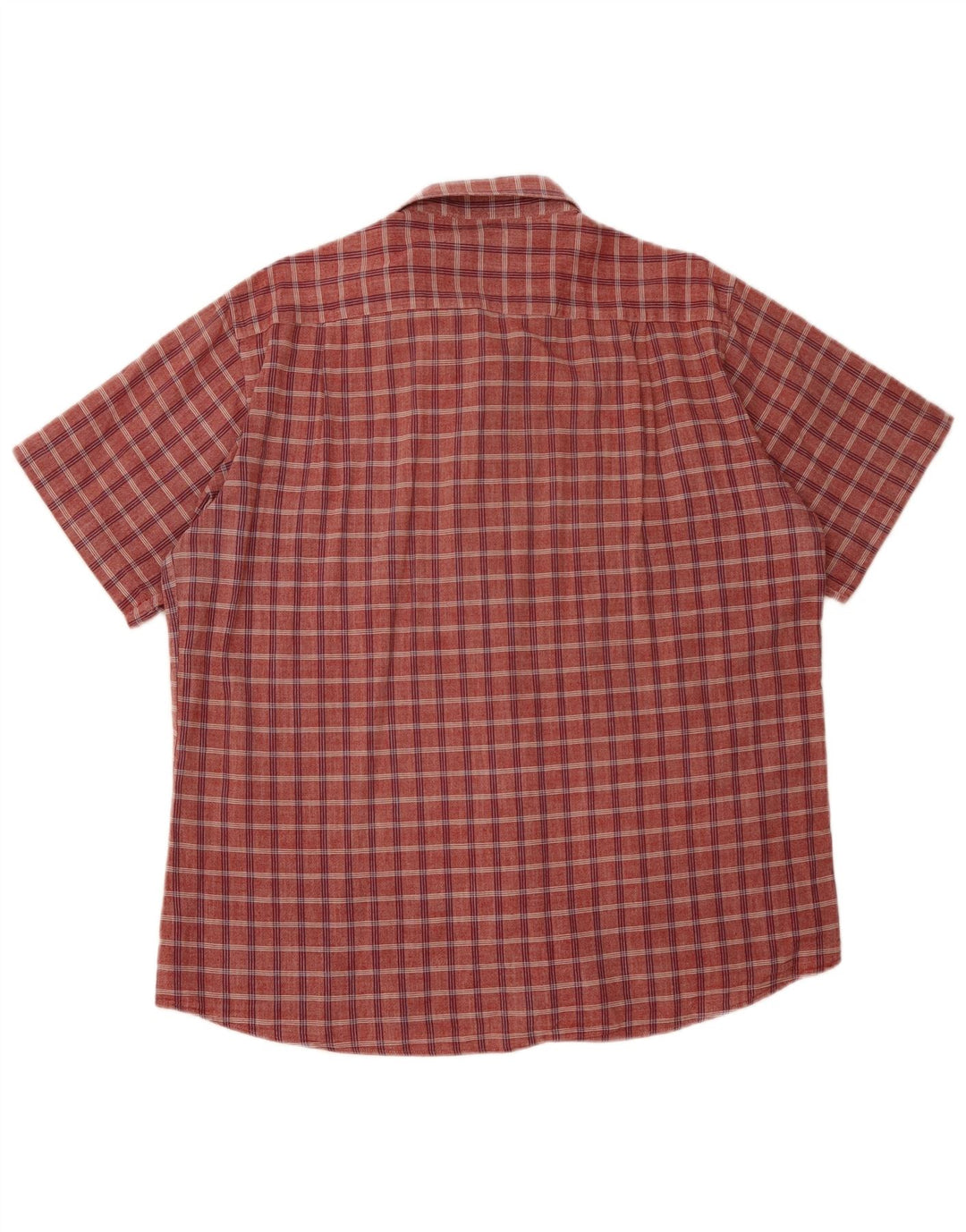 Camicia a maniche corte da uomo Coveri 3XL a quadri rossi