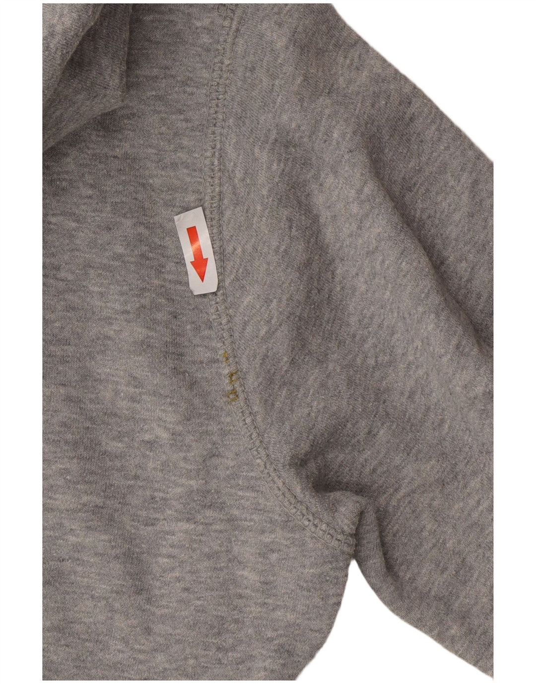 Felpa con cappuccio grafica Nike da uomo in cotone grigio medio