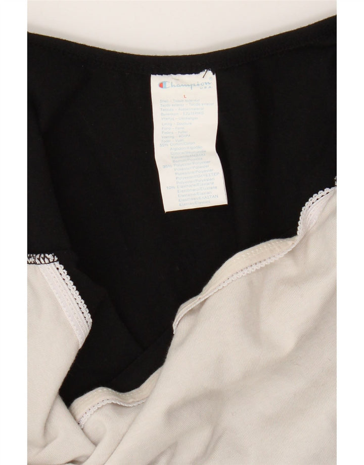 Body da donna Champion UK 14 grande cotone nero