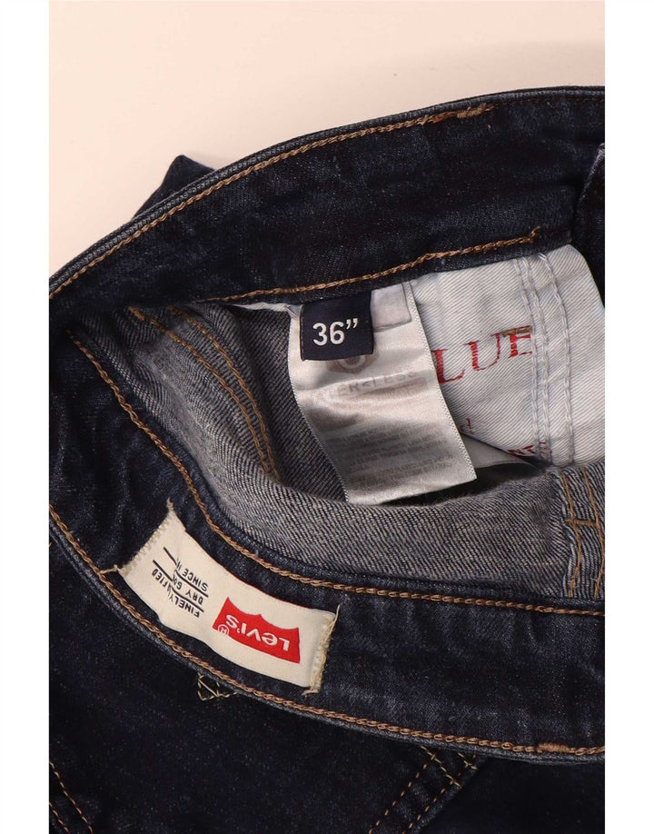 Jeans slim da uomo Levi's W36 L28 cotone blu navy