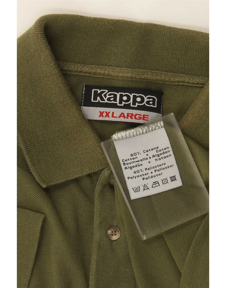 Kappa Polo Uomo 2XL Cotone Khaki
