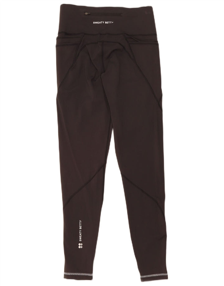 Leggings da donna Sweaty Betty UK 12 medio nero poliammide