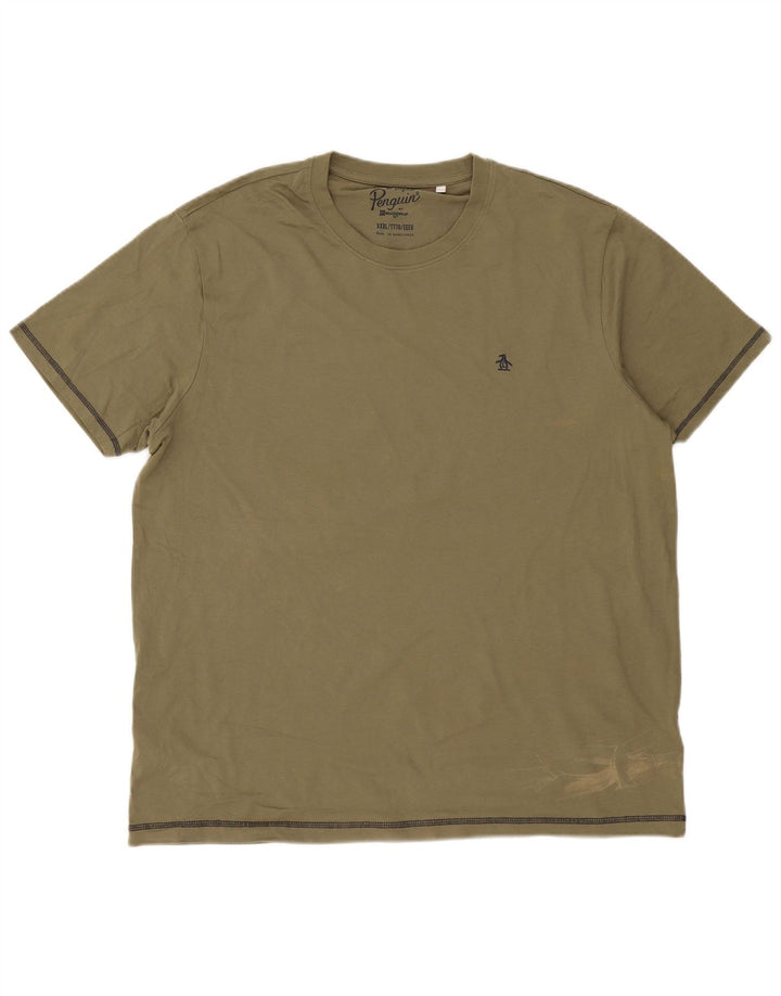 T-shirt da uomo Penguin Top 3XL cotone verde