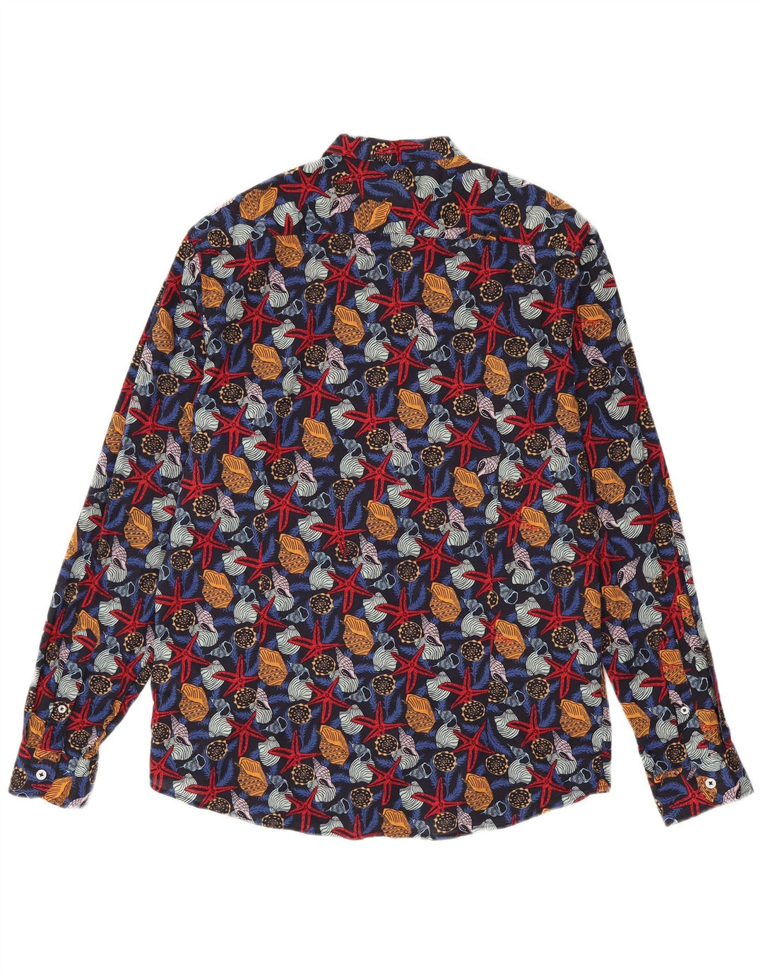 Camicia da uomo Bread & Buttons XL in cotone con stampa animalier multicolore