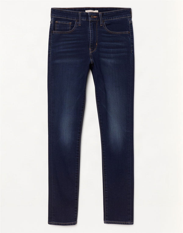 Jeans skinny a vita alta Levi's 721 da donna W27 L28 in cotone blu navy