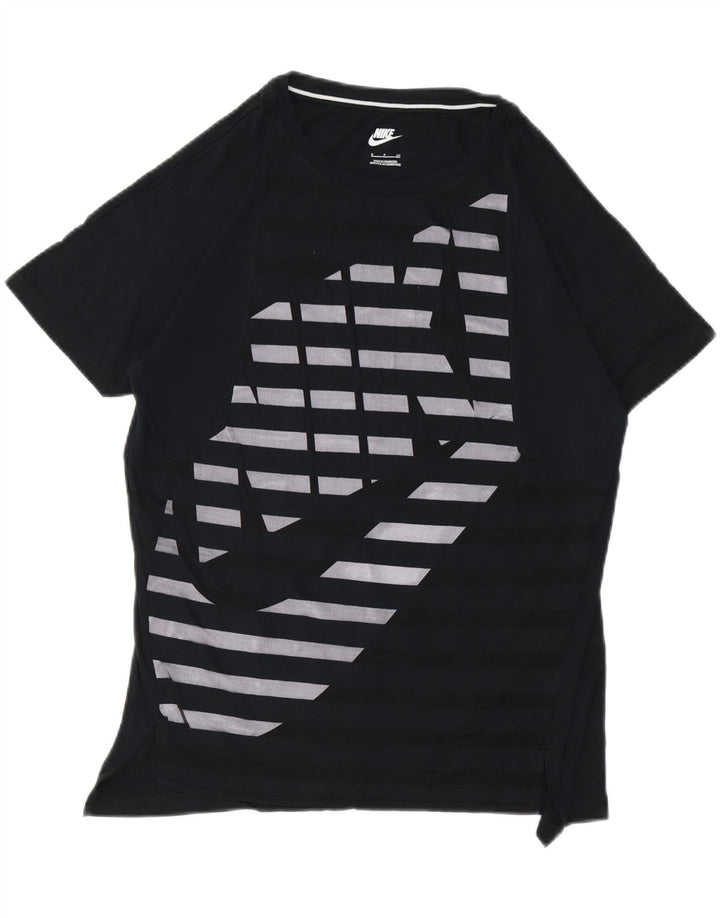 T-shirt grafica da uomo Nike Top piccola nera