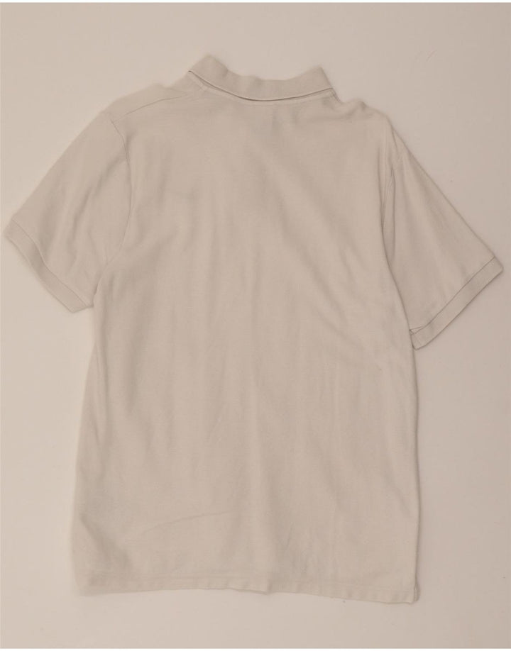 NIKE Mens Polo Shirt Large White Cotton Vintage Nike and Second-Hand Nike from Messina Hembry 