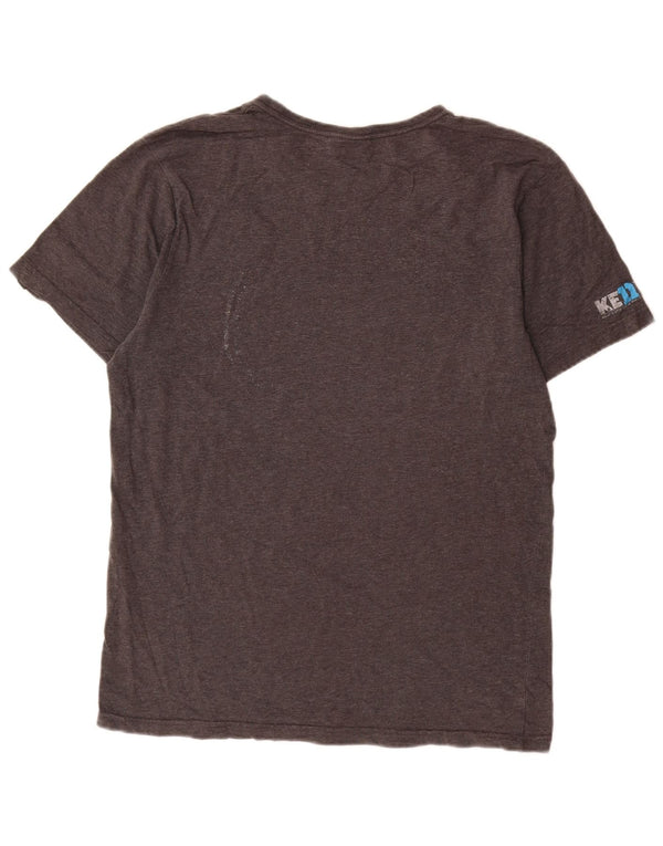 T-shirt slim da uomo Quiksilver grigio medio