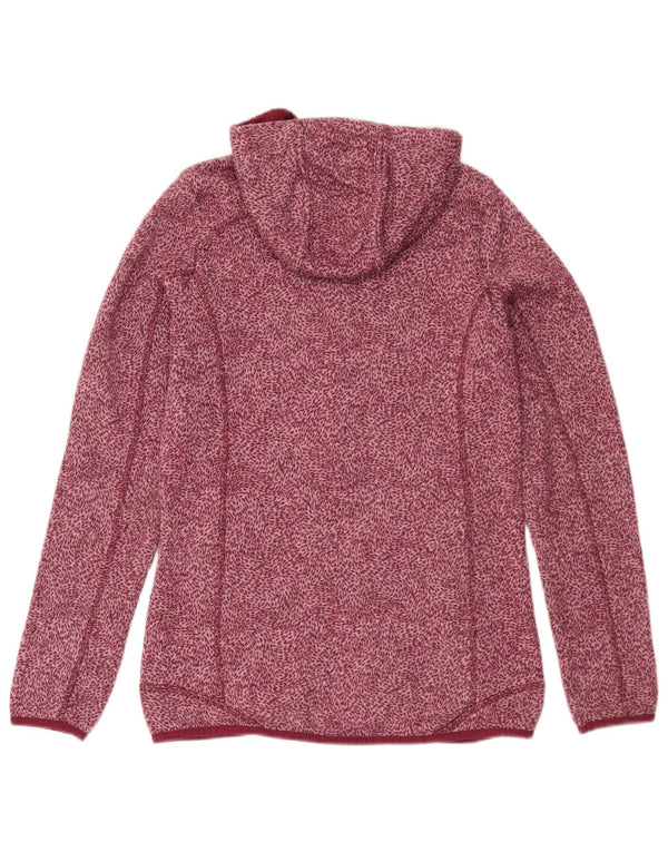 Felpa con cappuccio e zip da donna Mountain Warehouse UK 12 Bordeaux medio