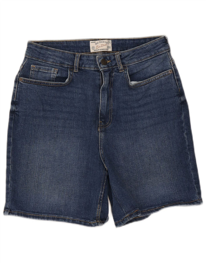 Pantaloncini di jeans Darley da donna Fat Face UK 12 Medium W28 Cotone blu