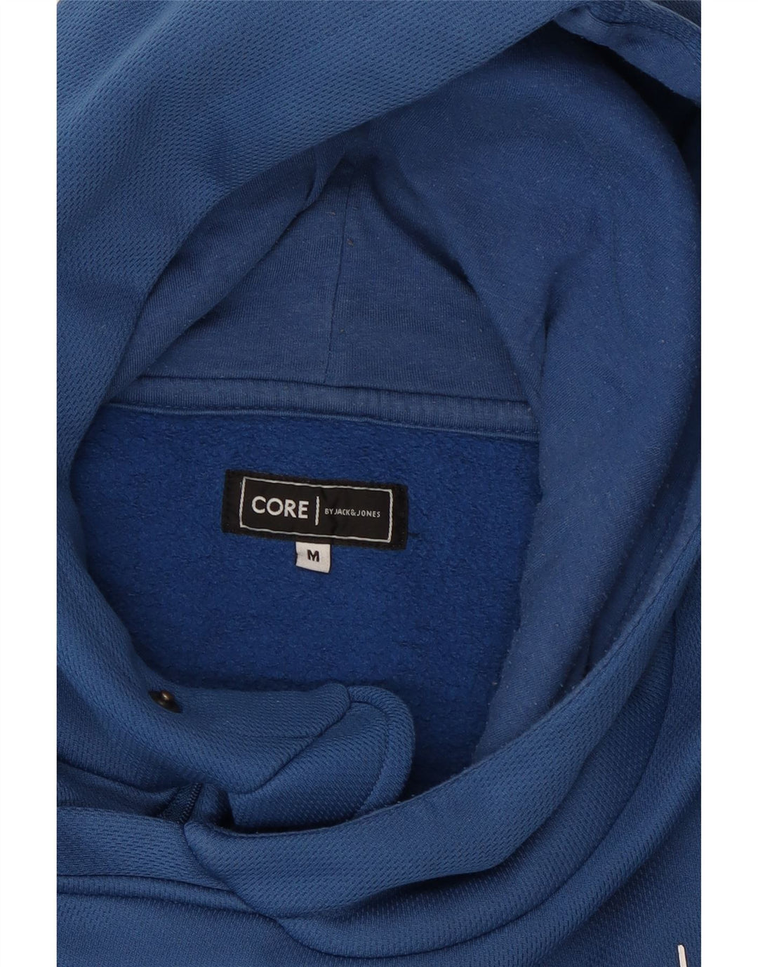 Maglione con cappuccio grafico da uomo Jack & Jones Core Graphic poliestere blu medio