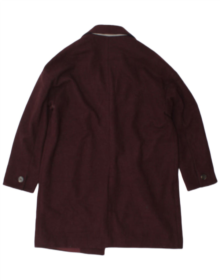 Cappotto da donna Topshop UK 12 Poliestere bordeaux medio