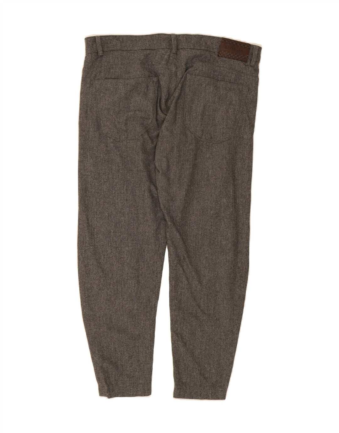 SIVIGLIA Womens Slim Casual Trousers W38 L28 Grey Wool Vintage SIVIGLIA and Second-Hand SIVIGLIA from Messina Hembry 