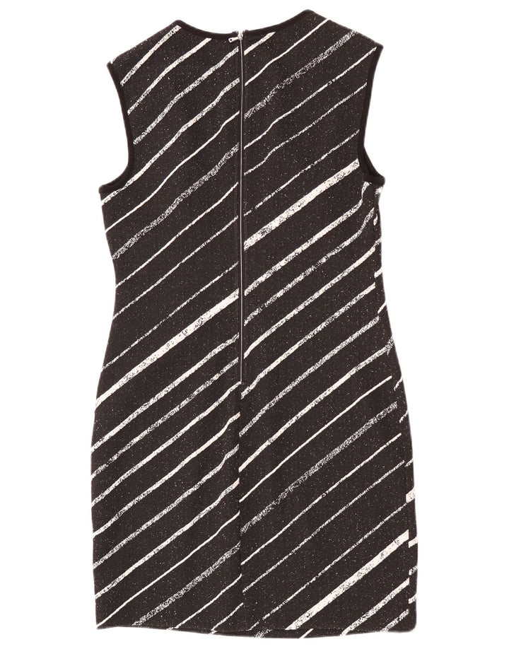 Abito tubino senza maniche Dkny da donna US 6 medio a righe nere