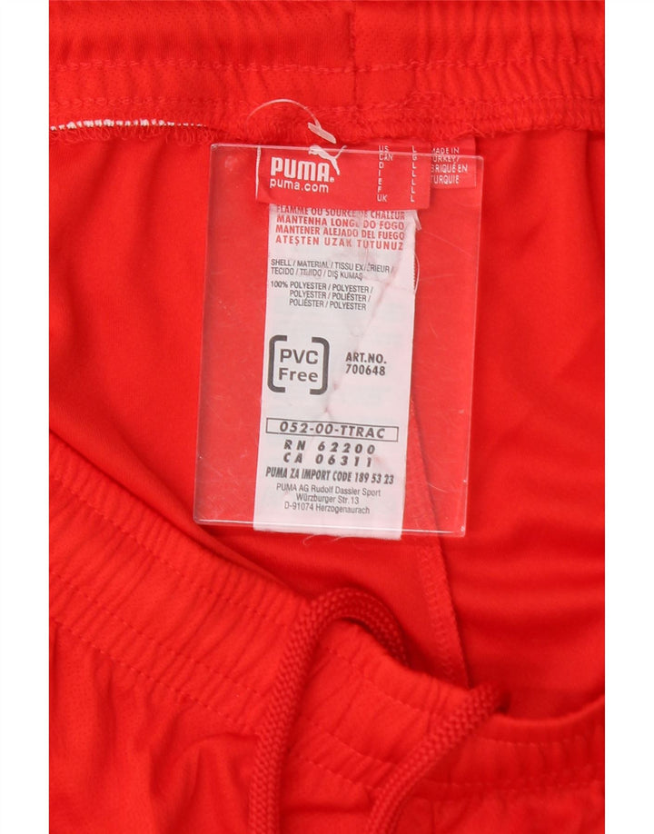 PUMA Mens Graphic Sport Shorts Large Red Polyester Vintage Puma and Second-Hand Puma from Messina Hembry 