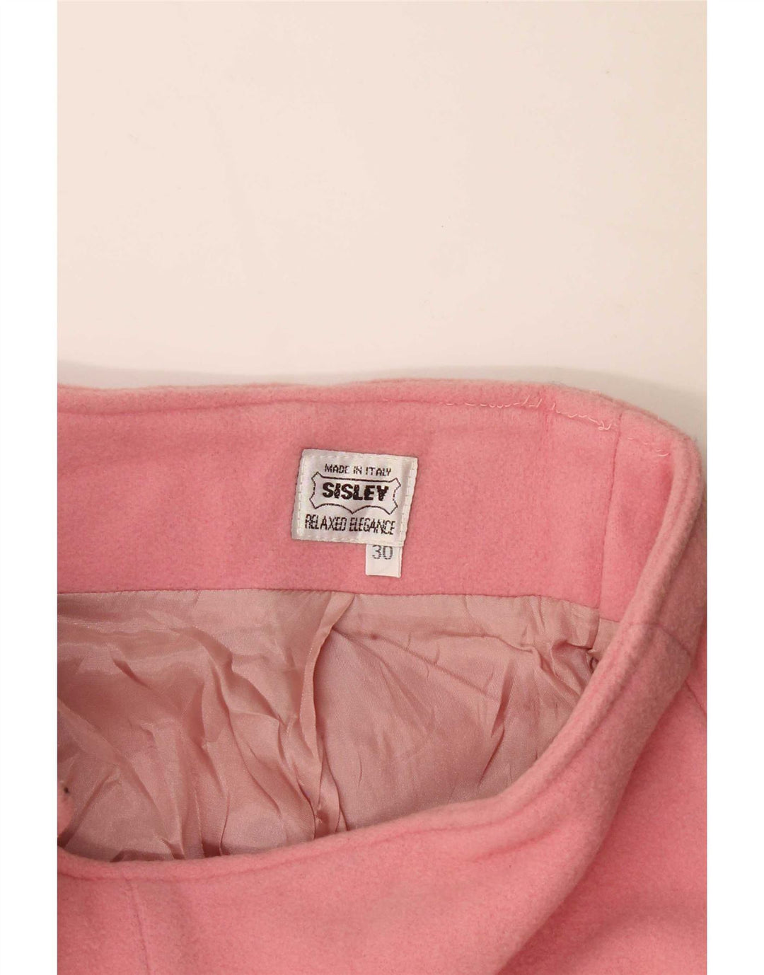 Gonna dritta da donna Sisley media W30 rosa