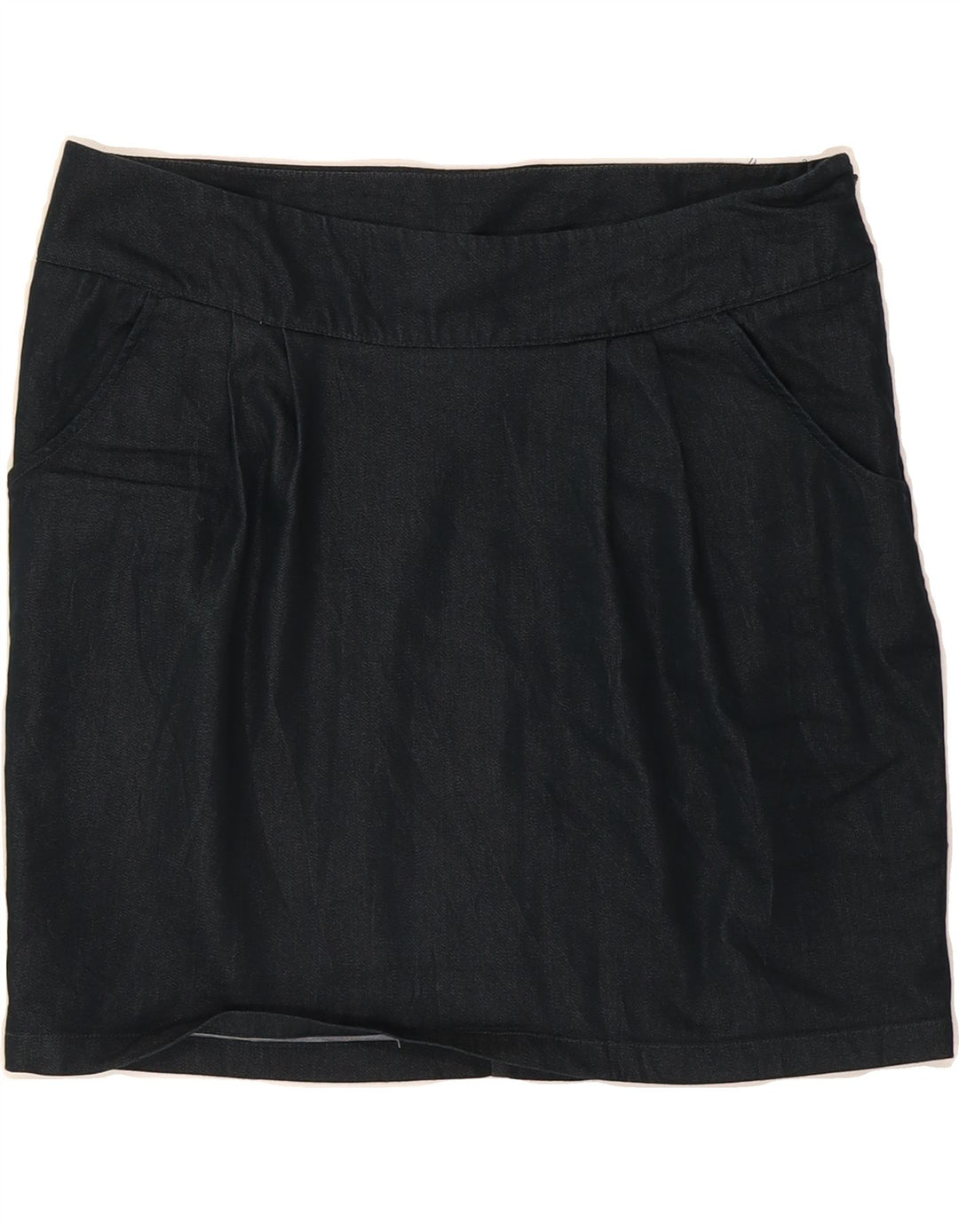 MOSSIMO Womens Denim Skirt US 8 Medium W32  Navy Blue Cotton Vintage Mossimo and Second-Hand Mossimo from Messina Hembry 