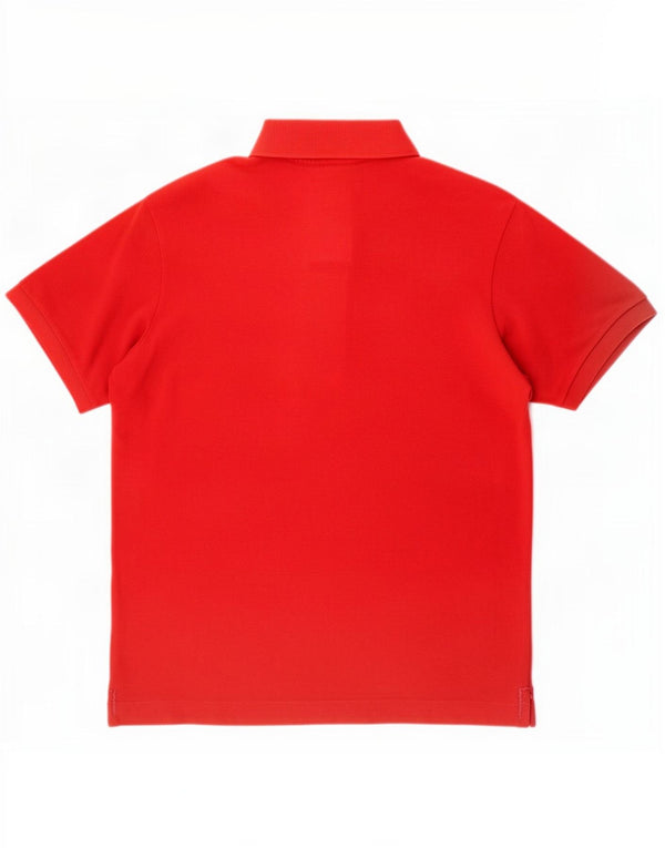 Polo da uomo Lacoste taglia 5 grande in cotone rosso