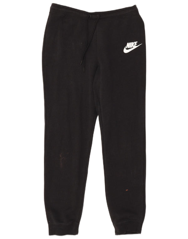 Pantaloni da tuta da donna Nike Joggers UK 14 Large Nero Cotone