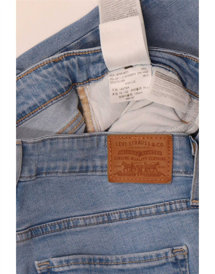 Jeans Levi's da donna 725 a vita alta bootcut W30 L32 Lyocell blu