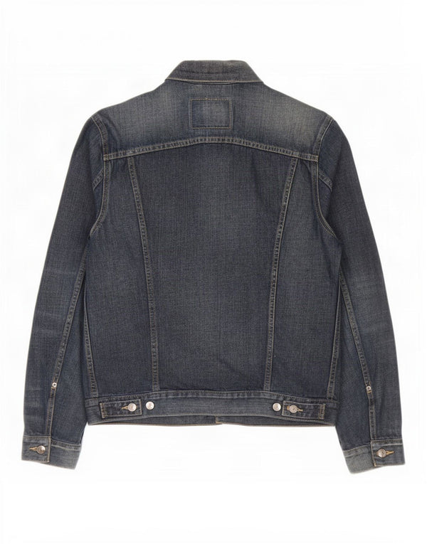 Giacca di jeans da uomo Levi's UK 40 grande cotone blu navy