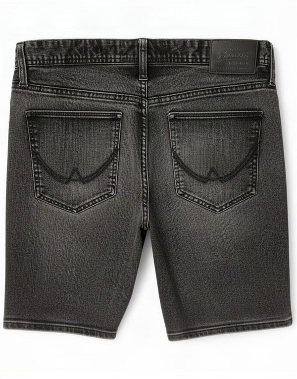 Superdry Pantaloncini skinny in denim da donna medi W32 Cotone grigio