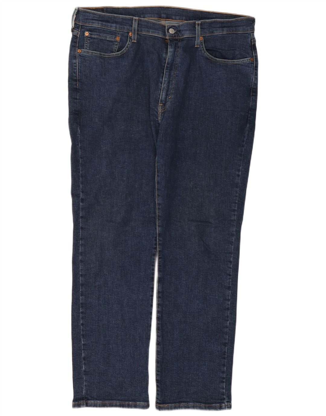 Jeans dritti da uomo Levi's W38 L30 in cotone blu