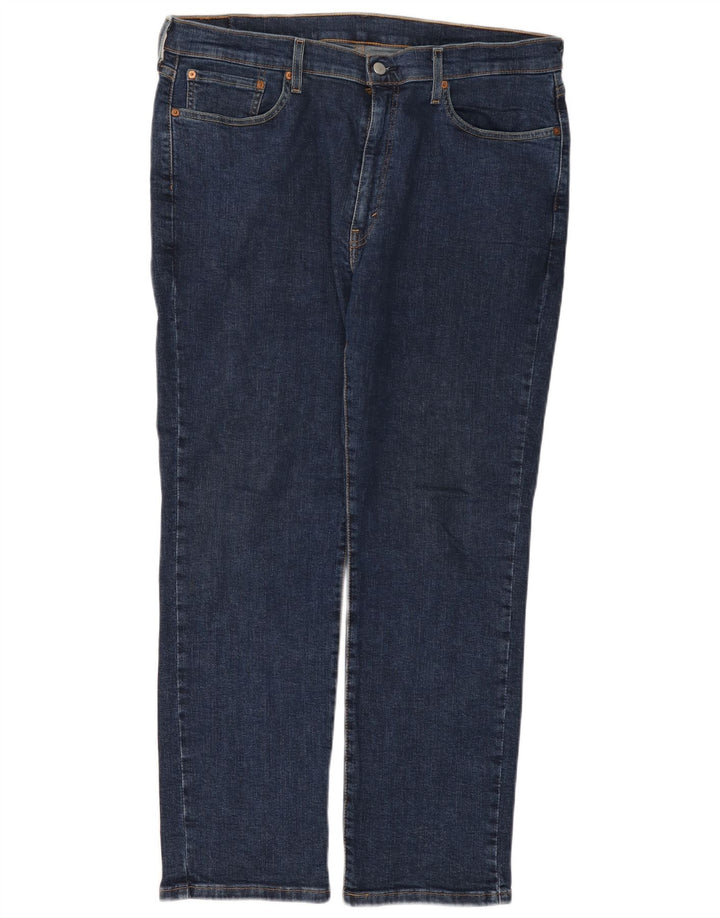 Jeans dritti da uomo Levi's W38 L30 in cotone blu