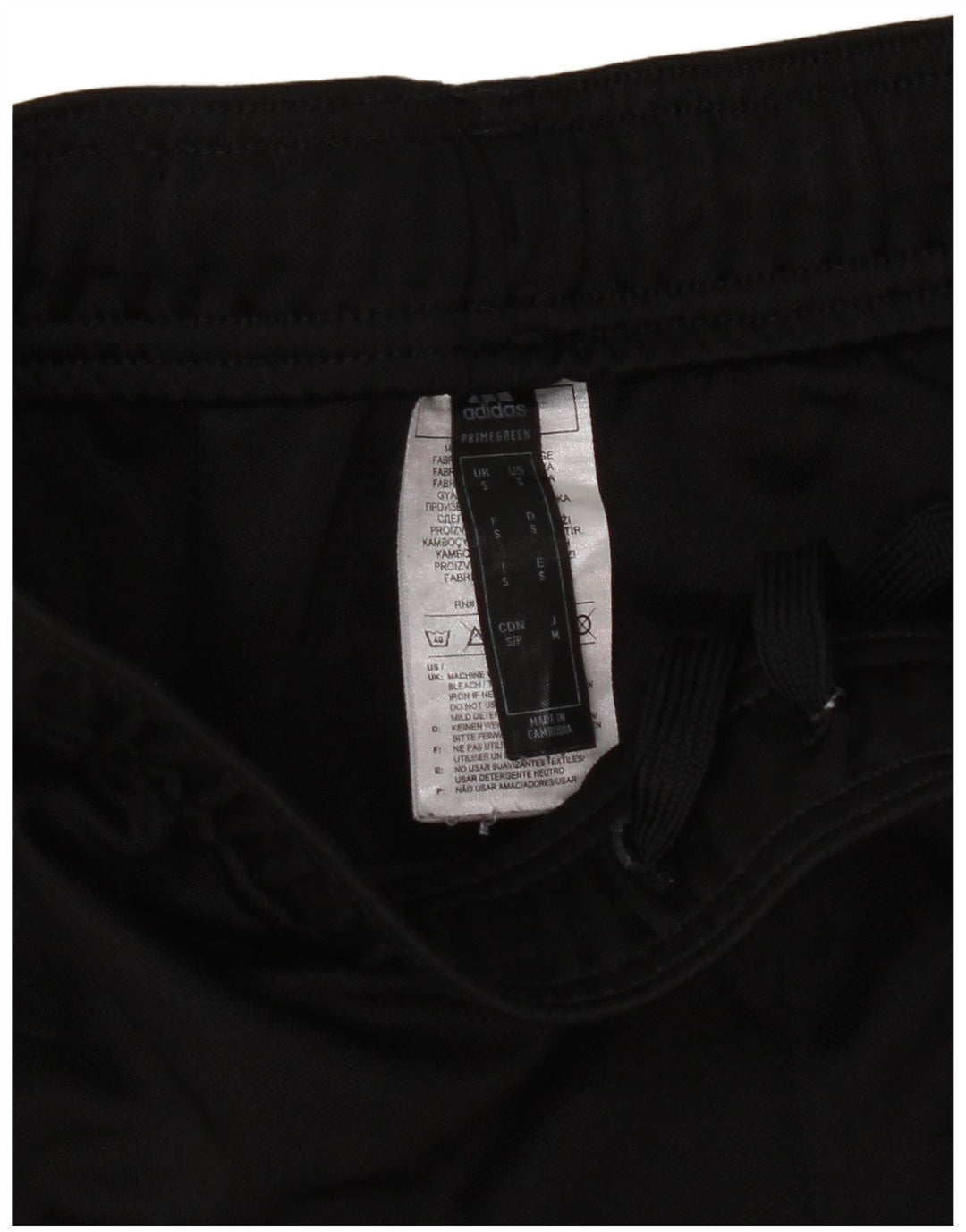 Pantaloni da tuta da uomo Adidas Small neri in poliestere