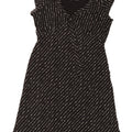 Abito a trapezio da donna Wallis UK 20 2XL Poliestere maculato nero