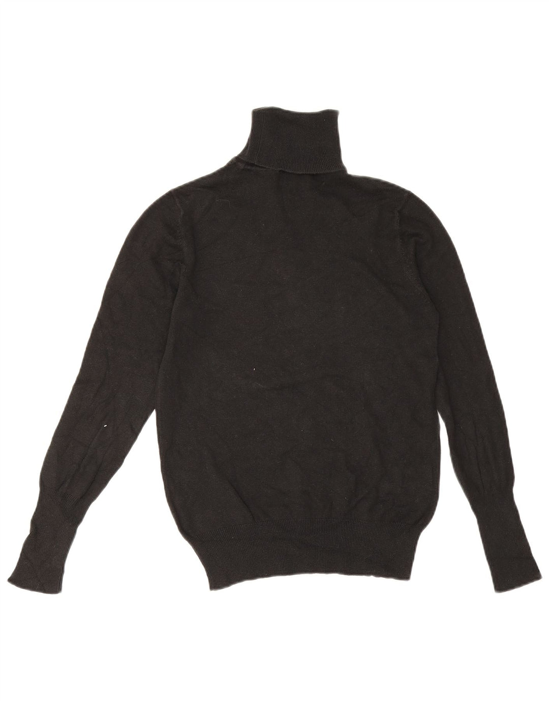 Maglione maglione a collo alto da donna Zara UK 14 grande nero