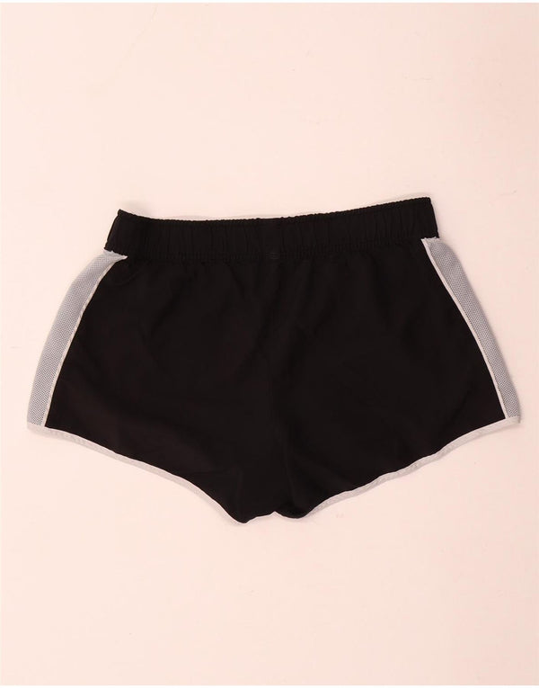 Pantaloncini sportivi da donna Adidas UK 14 Medium Black Colourblock poliestere