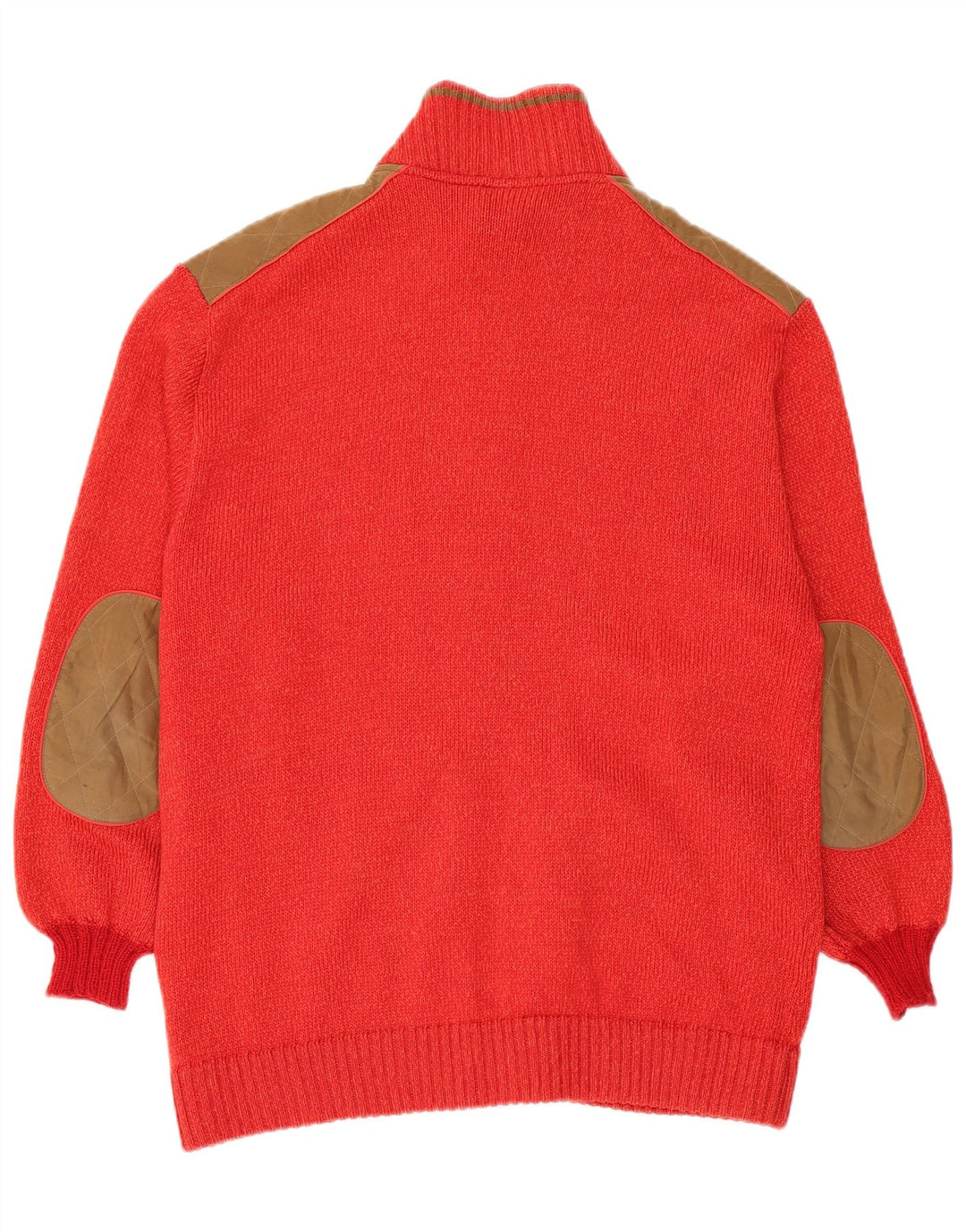 Maglione cardigan da uomo Paul & Shark XL rosso a blocchi di colore