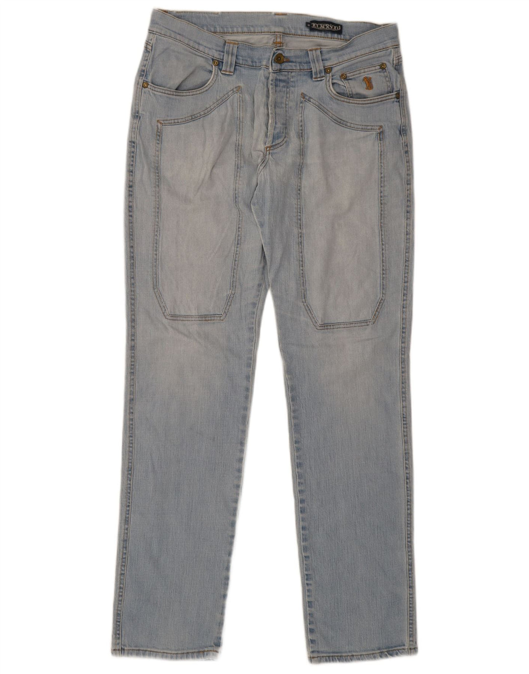 Jeans dritti da uomo Jeckerson W36 L32 cotone blu