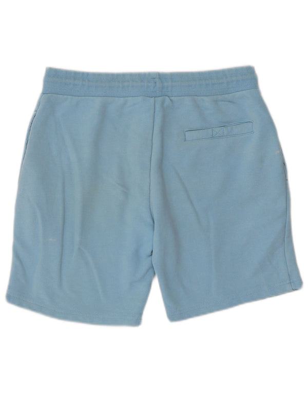 Pantaloncini sportivi grafici da uomo Ellesse piccoli in cotone blu