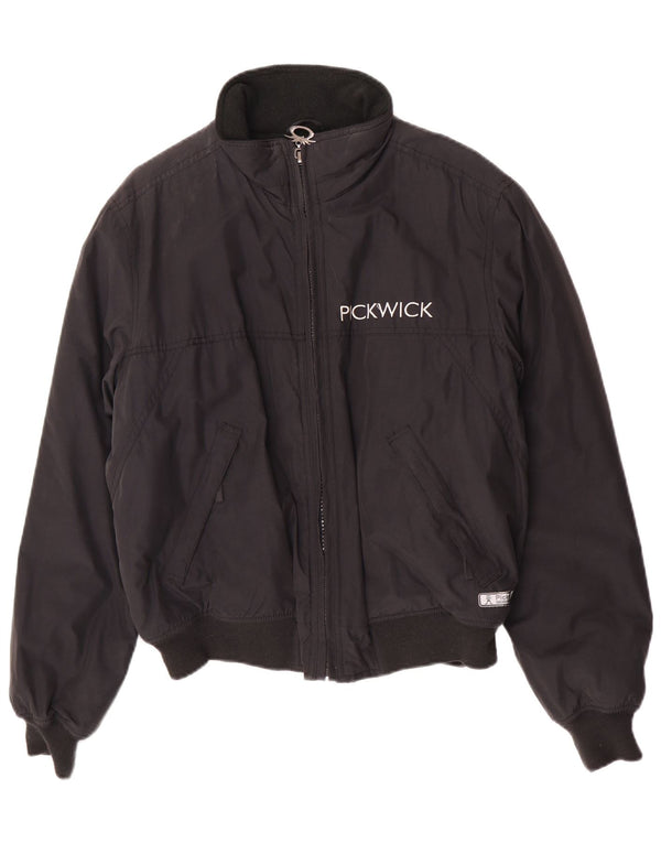 Giacca bomber imbottita da uomo Pickwick UK 38 cotone nero medio