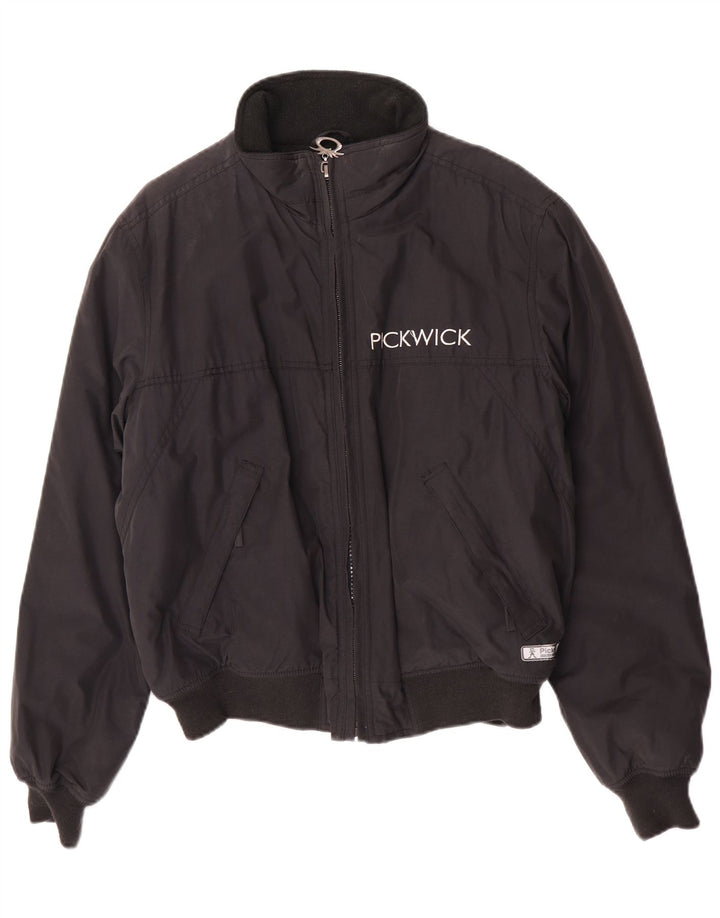 Giacca bomber imbottita da uomo Pickwick UK 38 cotone nero medio