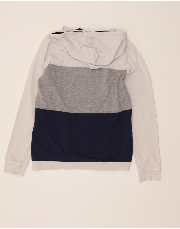 Maglione con cappuccio grafico da ragazzo Guess 13-14 anni in cotone color block blu navy