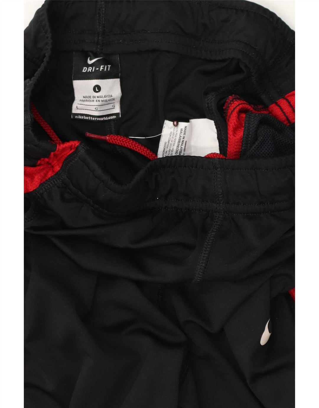 Pantaloni da tuta regolari Nike da ragazzo 12-13 anni Large Black Colourblock