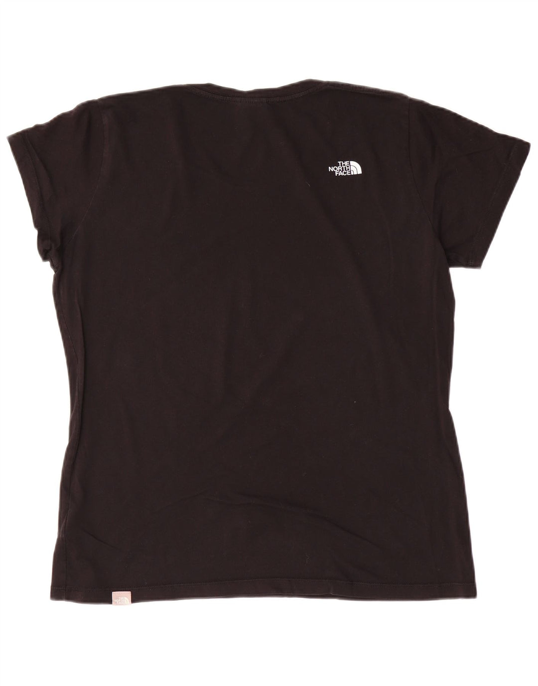 THE NORTH FACE T-shirt grafica da donna Top UK 18 XL Cotone nero