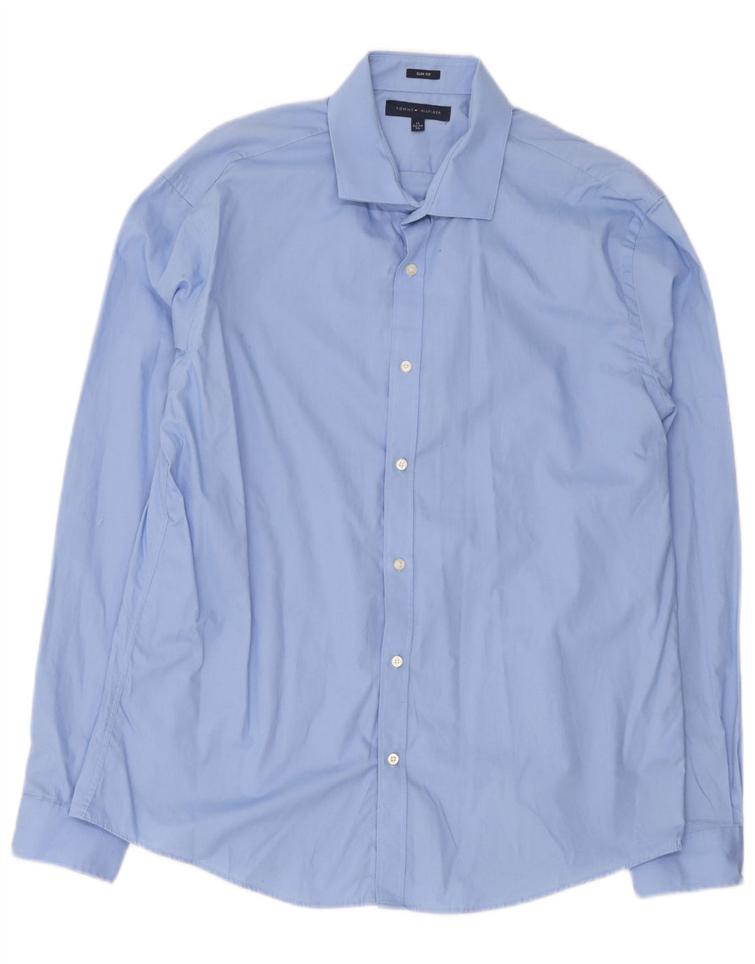Camicia slim fit da uomo Tommy Hilfiger taglia 17 XL blu