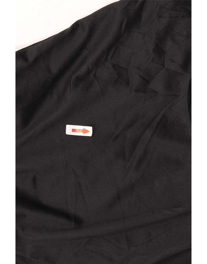 T-shirt grafica da uomo Adidas Top in poliestere color block medio nero