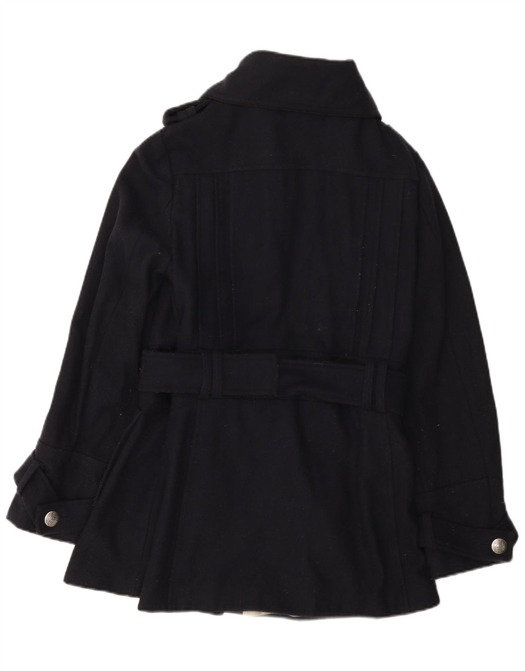 Soprabito da donna Topshop UK 14 lana blu navy medio