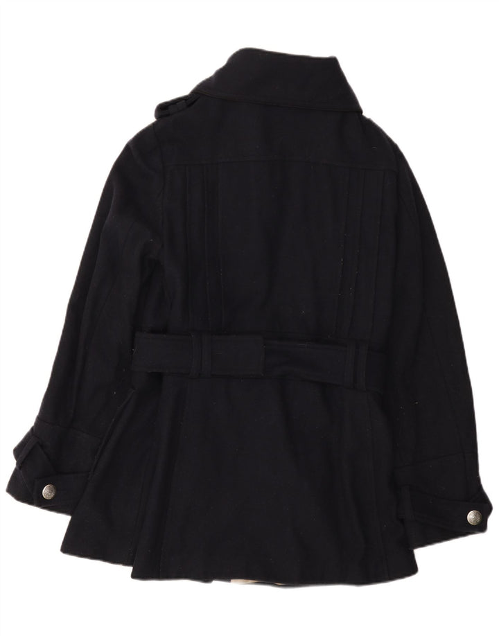 Soprabito da donna Topshop UK 14 lana blu navy medio