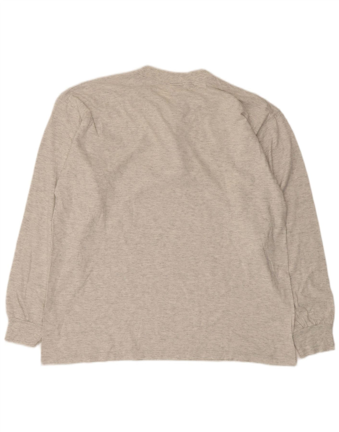 Maglia da uomo Champion a maniche lunghe XL in cotone chiazzato grigio