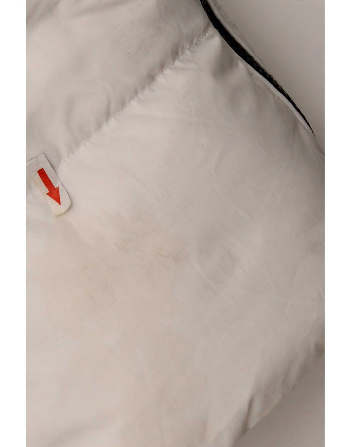 Giacca imbottita con cappuccio da uomo Tommy Hilfiger UK 38 poliestere bianco medio