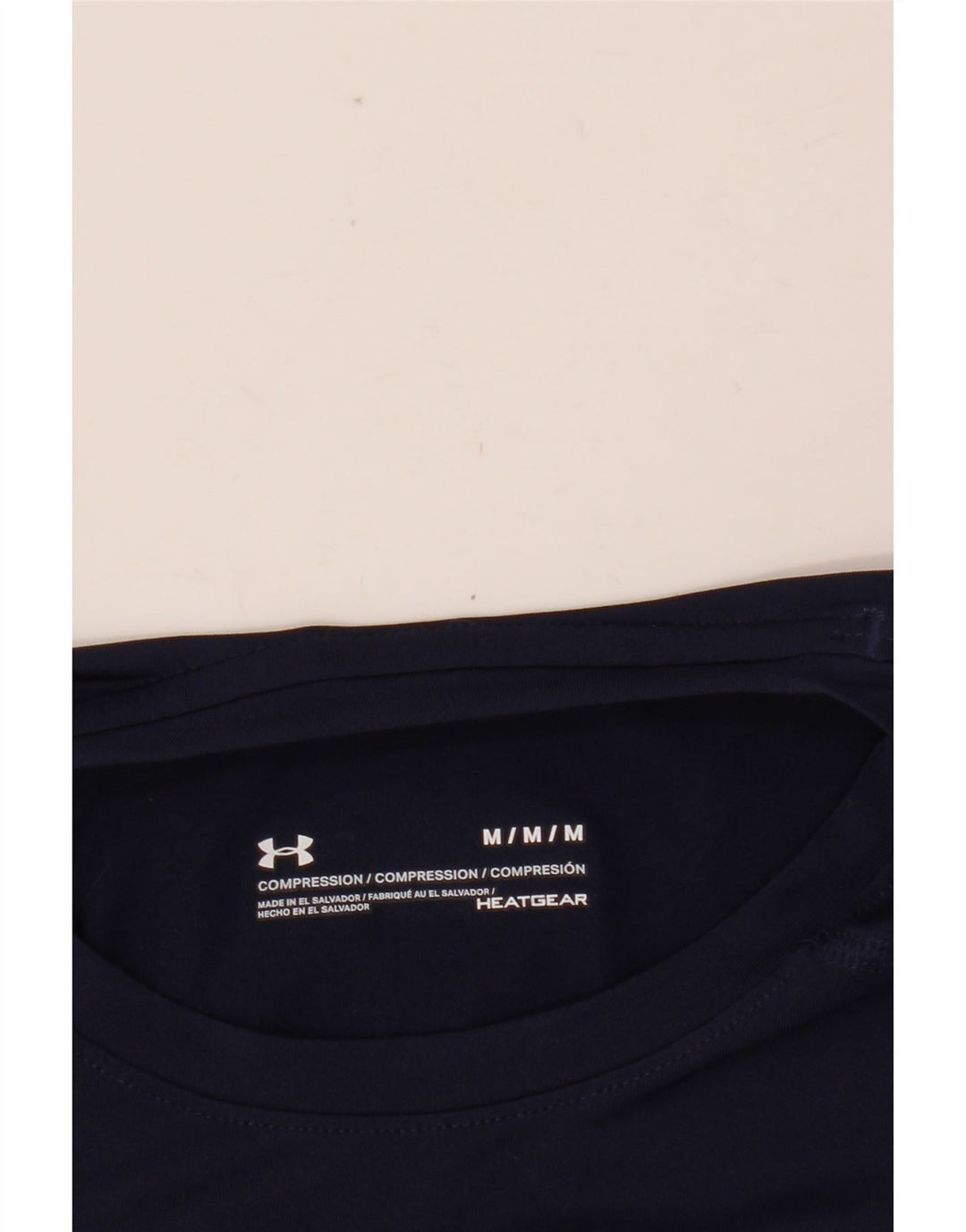 Maglietta da uomo UNDER ARMOUR Heat Gear Top medio blu navy sintetico