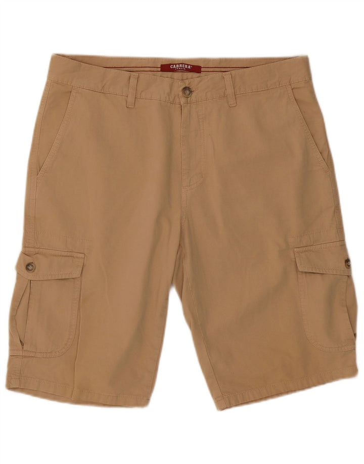 Carrera Uomo 618 Pantaloncini cargo W34 Large Beige Cotton